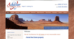 Desktop Screenshot of advisortax.com
